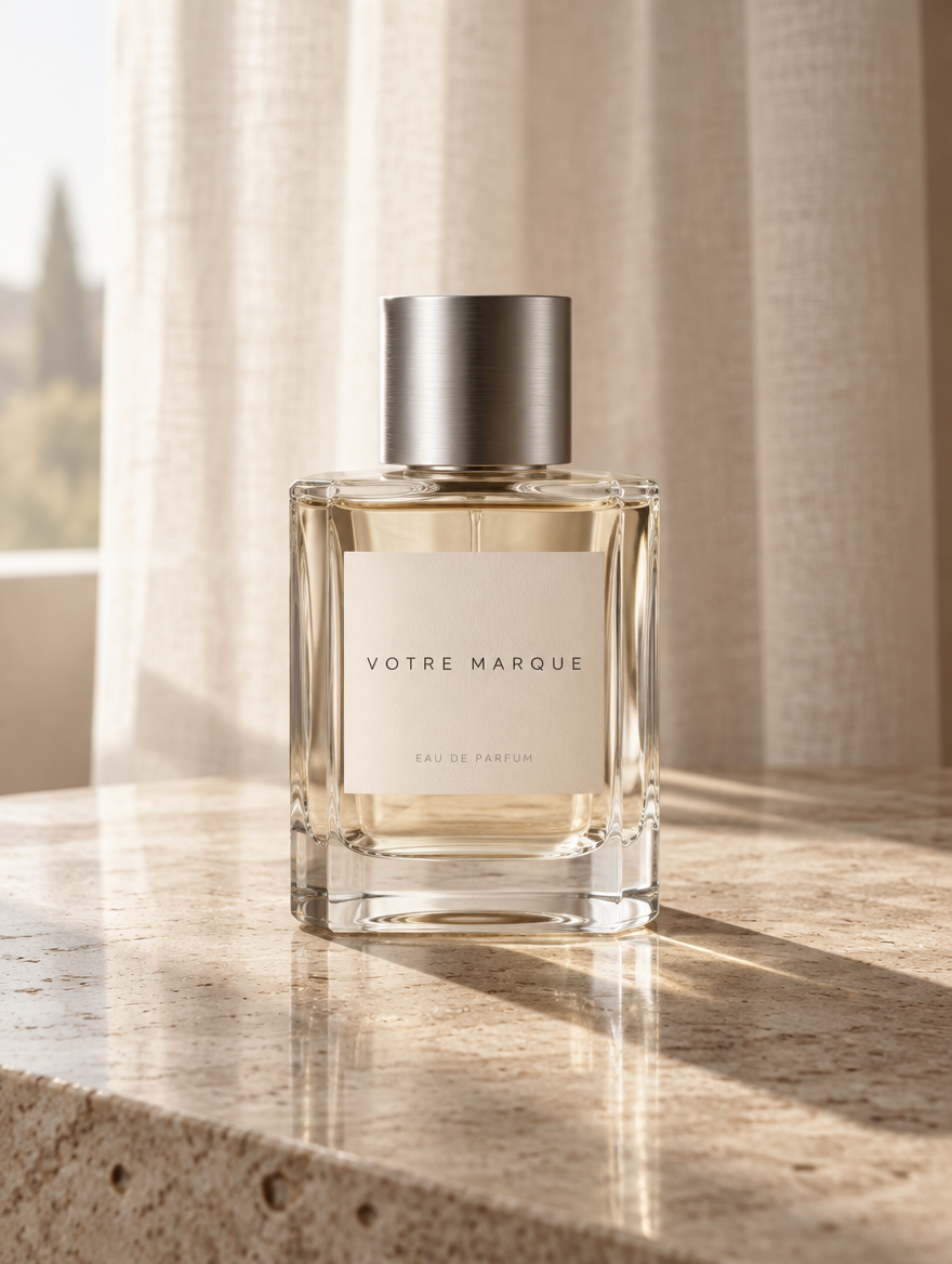 Visuel publicitaire concept — parfum